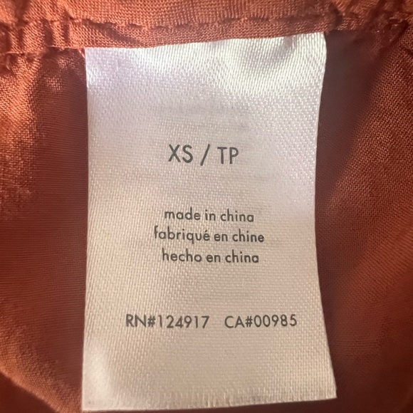 WeWoreWhat Rust Ruffle Mini DressXS-S - Picture 3 of 10